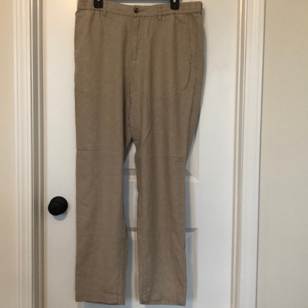 Banana Republic Linen Blend Pants 35x32 NWT!